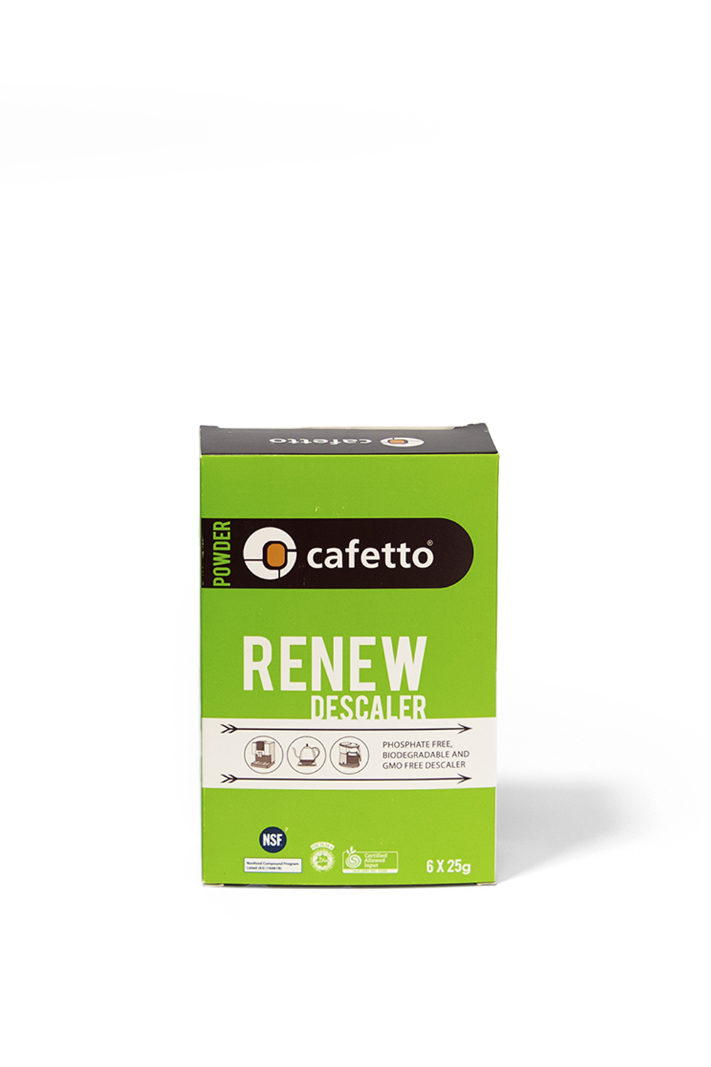 Cafetto Renew Descaler - 6 x 25g Sachets