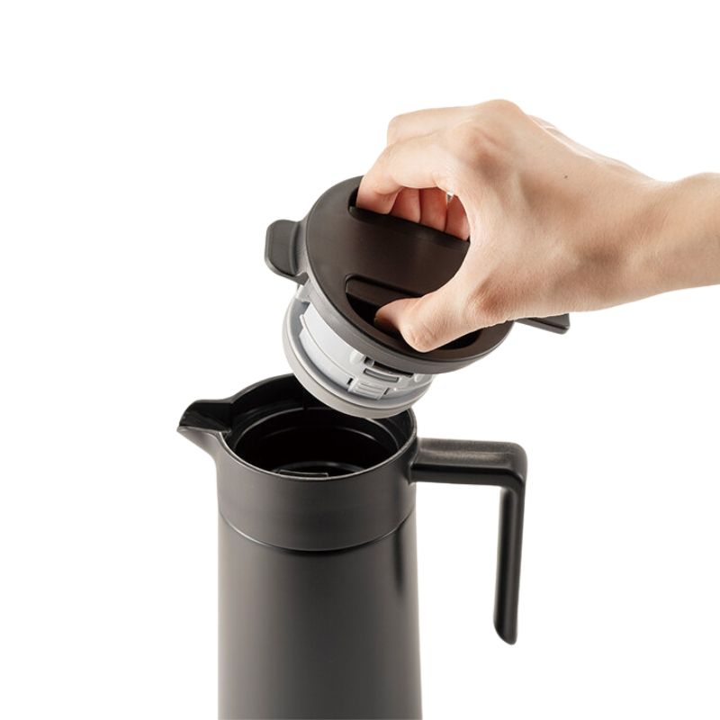 Hario Double Walled Thermal Pot 800ml - Black